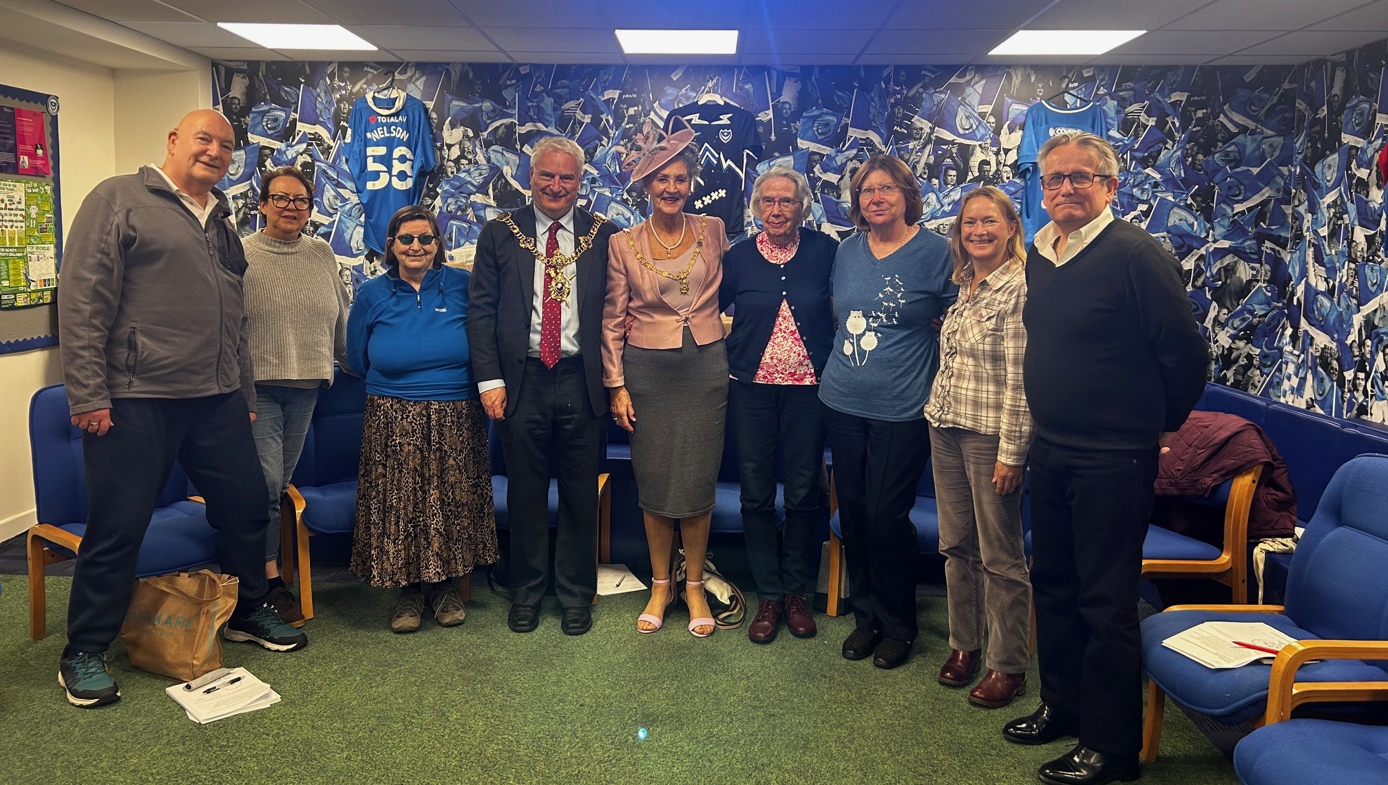 Visit of The Mayor and Mayoress of Portsmouth